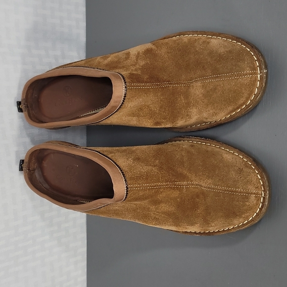 Cole Haan suede wedge mules size 9.5 great condition - Picture 2 of 11